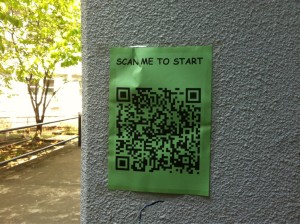 QR code for students to practise scanning