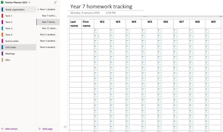 Using OneNote to be more organised as a teacher | Alice Leung